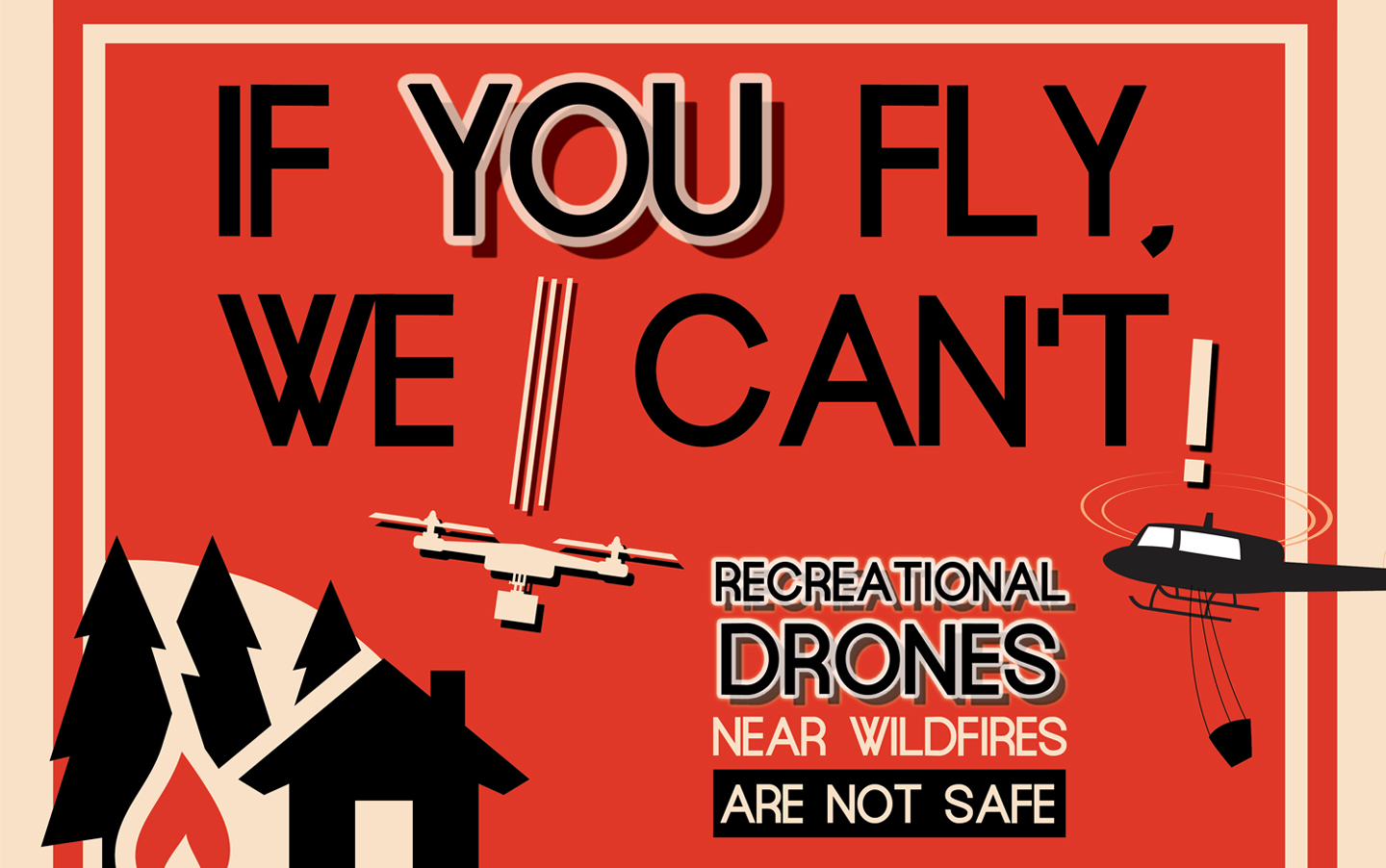 If you fly, we can't graphic
